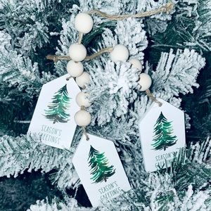 Farmhouse Christmas ornaments